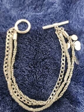 Layered Beaded Chain Bracelet